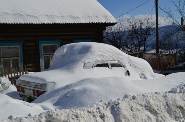 The snow in Russia - another thing that I was totally unprepared for!